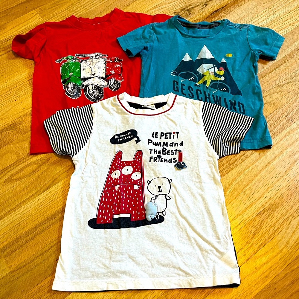 EUC kids graphic t-shirt bundle.